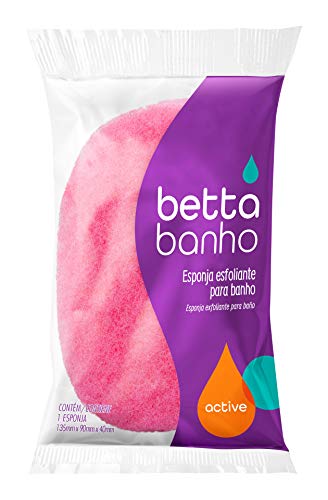 Active Esponja Esfoliante com Fibra Abrasiva, Slow, Cor Sortida