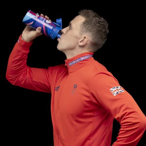 VOW Nutrition Official Team GB Steel Water Bottle 500ml, Sports Drink Gym Bottle, BPA Free, Leak Proof (Multicoloured) - Image 4