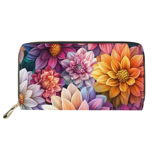 AFPANQZ Cute Wallet Women Zip PU Slim Clutch Card Phone Coin Holder Organizer Long Purse