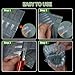 Wine Bottle Travel Protector Bags, Monkkino 8 Packs Inflatable Bubble Cushion Wrap, Safety Choice for Glass Bottles in Transport with Luggage, Air Filled Packaging Sleeves with Reusable Pump