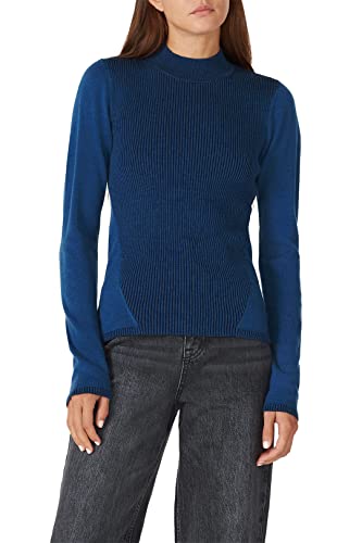 Victor Alfaro Collective Rent The Runway Pre-Loved Blue Rib Knit Sweater3