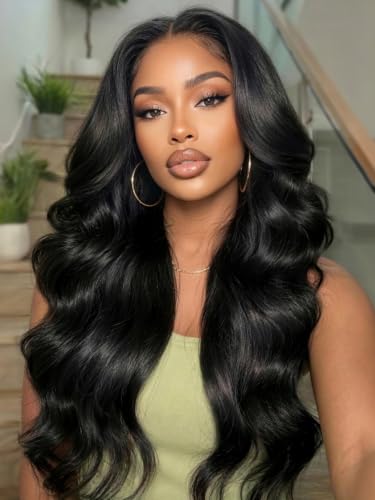 Image of Beauty Forever Body Wave V Part Wig Human Hair - Glueless Wear and Go Wig for Women, Natural Blend No Leave Out Wig, Beginner Friendly Protective Style, Small Cap, 150% Density Natural Color 20 Inch