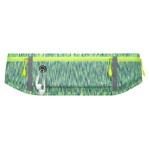VULKIT Slim Running Belt for Women & Men, Cell Phone Holder for Running, Workout Fanny Pack, Running Bag, Money Belt, Runners Essentials Gear Accessories, Fits All Phones, Running Pouch for Men