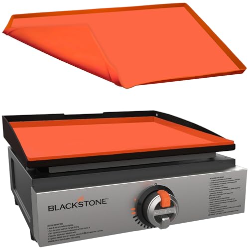 Image of 17 inch Premium Silicone Griddle Mat for Blackstone 17 Inch Grill, Heavy Duty Food Grade Silicone Griddle Cover, Keep Your Grill Clean and Rust-Free All Year Long