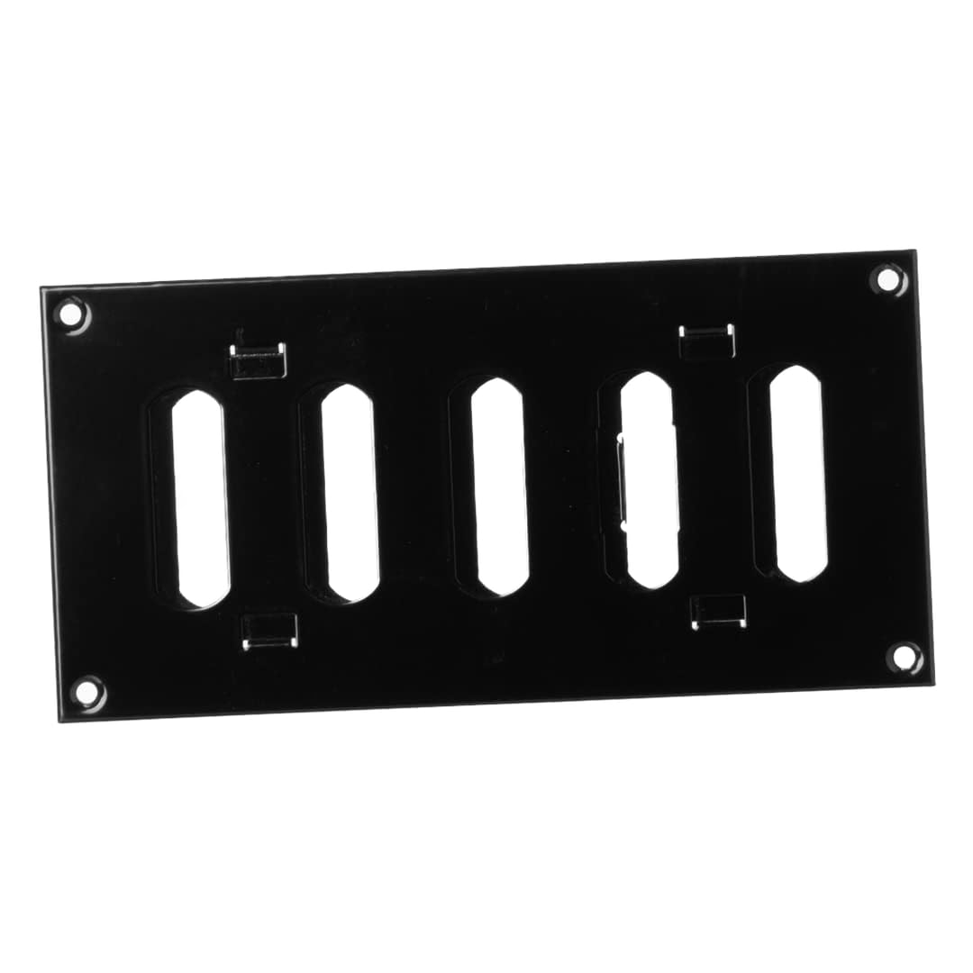 200x100mm (8x4") Black Sliding Grille Made of Sheet Steel – White Ventilation Grille Exhaust Grille