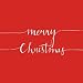 Produktbild Ambiente Serviette Motiv : Christmas Note Red - Weihnachten rot - Merry christmas Aufschrift - 20 Servietten pro Packung, 33x33 cm