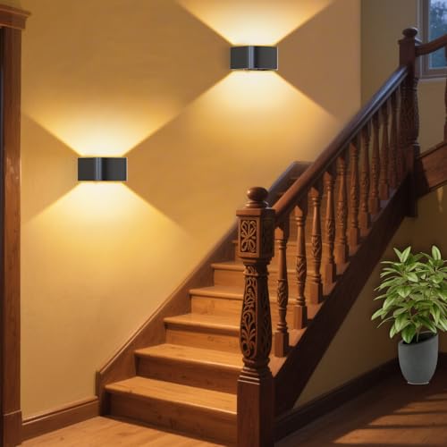 Aplique pared interior LED sensor movimiento lámparas recargables sin cables 2 ud 7