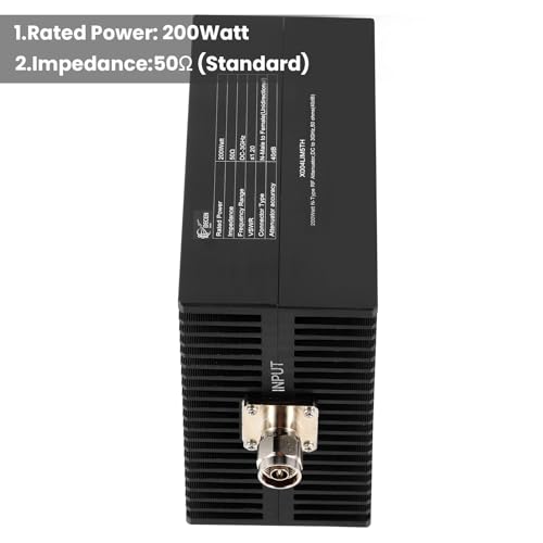 200w n-type 10db attenuatordc to 3ghz 50 ohms precision adjustable signal loss for rf systems testing broadcast amp communication