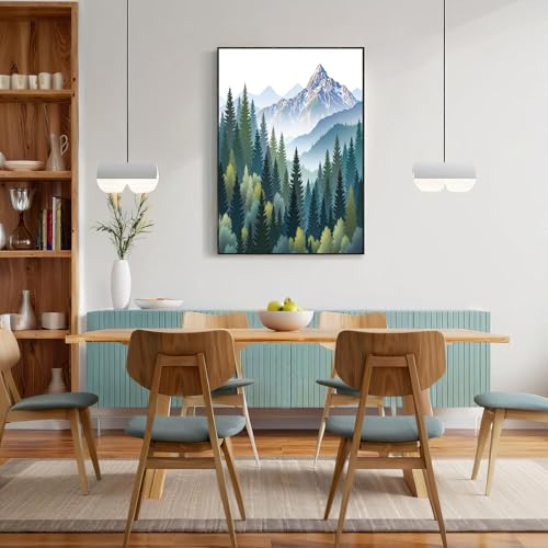 Tableau décoration murale montagnes pour illuminer un mur vide - 5