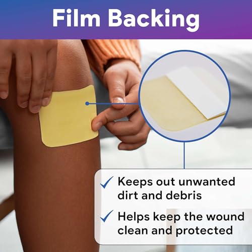 Image of Honey Hydrogel Sheet Dressing 4.7 inchx3.4 inch - 10 Hydrogel Sheets with 30% Medical Grade Honey for Wounds - Good for Ulcers, Surgical Wounds, Donor Sites, Cuts, Abrasions, and More