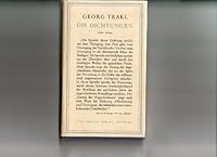 Georg Trakl: Die Dichtungen B00ACNLWQG Book Cover