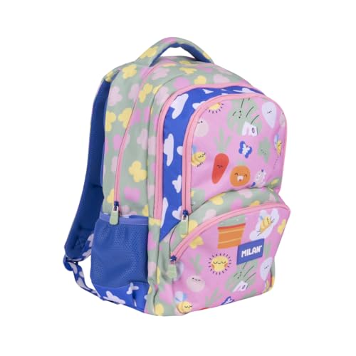 Mochila Escolar MILAN de 25L para Organizar Libros y Estuches en el Colegio
