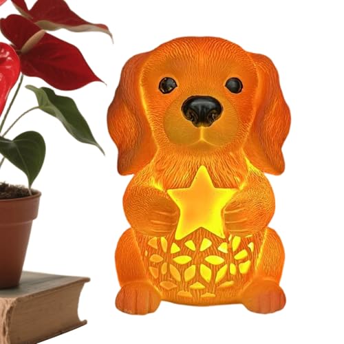 子供用ナイトライト,かわいい犬のフィギュア | クリスマス 子供部屋 ナイトライト 動物フィギュア | 家庭装? 寝室 テーブル デスク 棚 玄関 子供部屋 ホリデーパーティー 大人 幼児用
