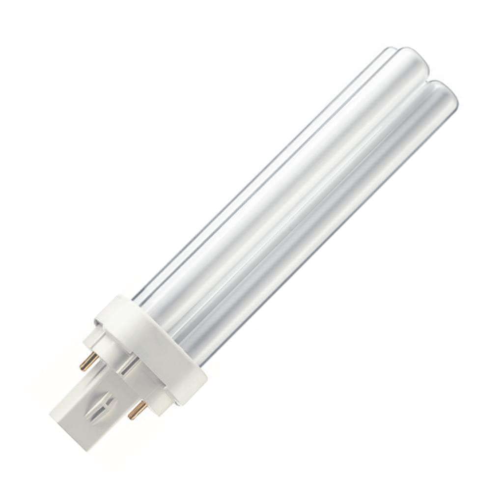 PHILIPS 635273 - PL-C 18W/865/2P 1CT Double Tube 2 Pin Base Compact Fluorescent Light Bulb