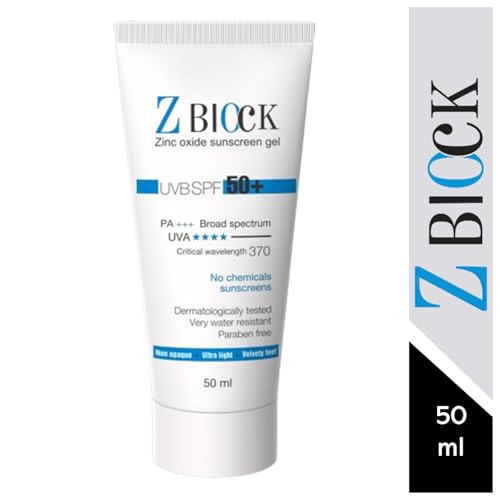 Image of Sanaxia Cosmetics, Z-Block 25% Zinc Oxide Sunscreen Gel, Spf 58, 50 Ml, All Skin Type