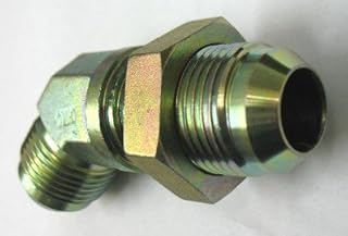 AF C5375-12-12 - 3/4 Male JIC (1-1/16'-12 Threads) x 3/4 Male JIC (1-1/16'-12 Threads) 45Â° - Bulkhead Union Elbow