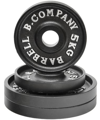 Bad Company Profi Olympia Hantelscheiben Guss 50/51mm Set - 2x5, 2x10 Kg...