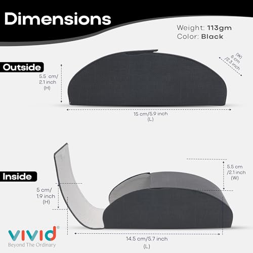 Image of VIVID Unisex Specs Magnetic Eyewear Dabbi Faux Leather Hard Case Cover