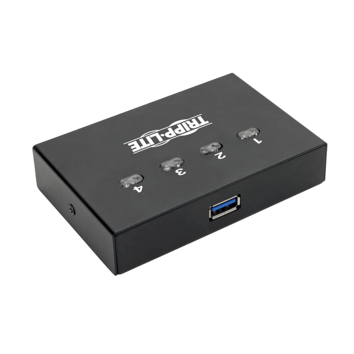 Tripp Lite 4 Port USB Switch, USB 3.0 Peripheral Switch, SuperSpeed 5 Gbps, Black, 3 Year Warranty (U359-004)