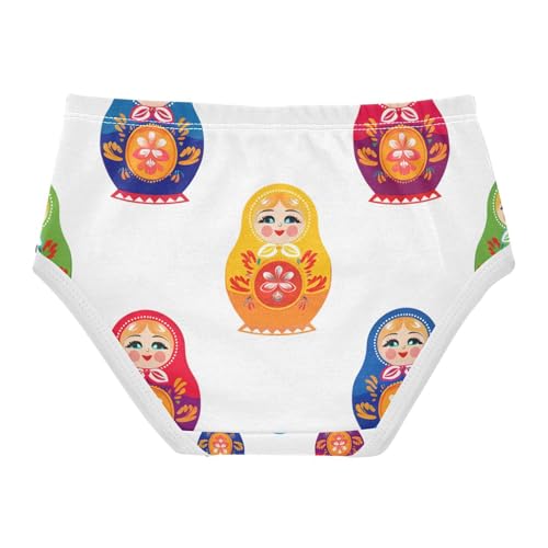 Colorful Russian Nesting Dolls Toddler Girls's Underwear 2T 202c11802