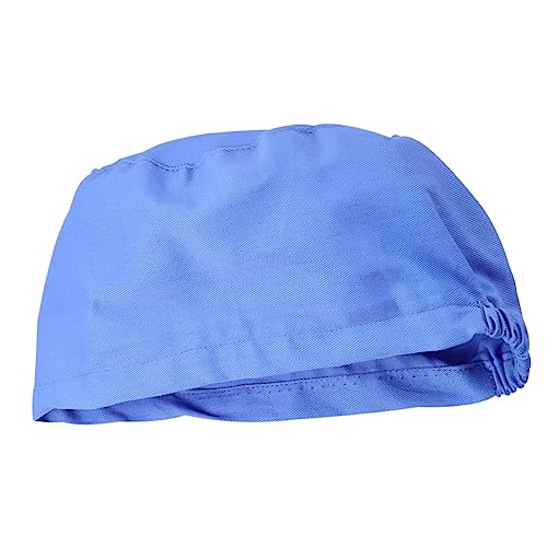 TENDYCOCO 2pcs Dome Hat Nurse Work Cap Lip Gloss Cap Hat Working Hat Working Cap Hairdresser Hat Classic Work Cap Work Hats Head Cover Cap Work Headcloth Blue