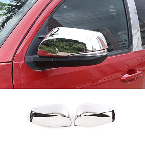 ERIDANUS Auto Accessories for Toyota Tacoma 2023 2022 2021 2020 2019 2018 2017 2016 2015 Car Side Rear View Mirror Cover Trim(Chrome Silver) ABS 2 PCS
