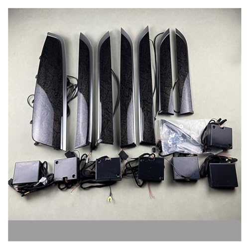 LHD/RHD Inter Door Ambient Light Compatible with Toyota Vellfire Alphard Compatible with Lexus LM 2015 UP Full Set Decorate Light Both(LHD)