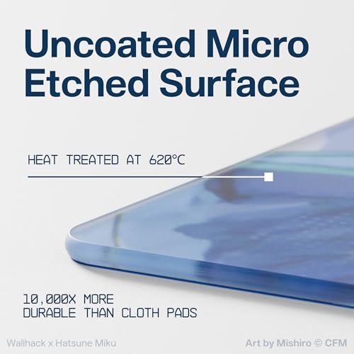 undefined Wallhack × 初音ミク ガラス製ゲーミングマウスパッド – コラボエディション SP-004|Summer Mikuデザイン|プロ向けスピード系表面(強化ガラス)|49×43cm 大型サイズ の商品画像 3