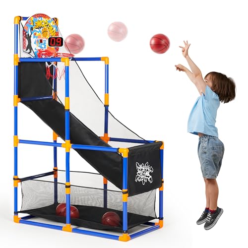 JOYIN Sports Toy LED Lightscore Arcade Basketball Game Set for Kids Ages 3+ – Includes Electronic...