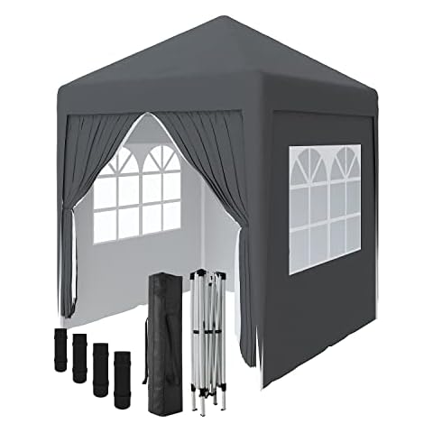 Greenbay 2M x 2M Pop Up Gazebo with Side Panels Cover