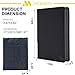 MORABTO 16 Pocket Card Binder,Trading Card Binder Holds up to 1024 Cards with 32 Sleeves,Zipper Card Holder Album Compatible with TCG/Sports Cards-Black Model B