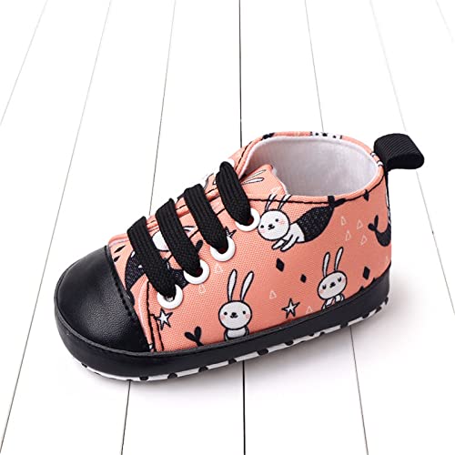 Summer Children Infant Toddler Shoes Boys and Girls Sports Canvas Cute Cartoon Pattern Lace Up Lightweight and Comfortable Toddler Girls Athletic Shoes4