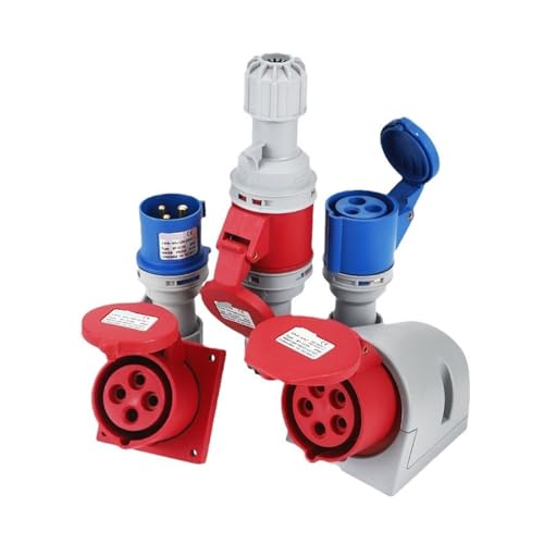 Connecteur industriel 16A tripolaire IP44 pour rallonge mobile
