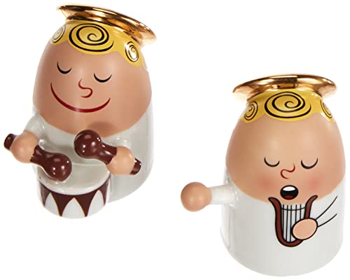 Statuettes Angles Band Alessi AMGI26SET3 en porcelaine décorée - 2