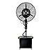 FUFU Ventilateurs Ventilateur de brumisation Commercial de 26"/ 30", système de brumisation centrifuge Ventilateur de Brume d'intérieur à Grande Vitesse d'oscillation à 5 Vitesses, Noir, Industriel,