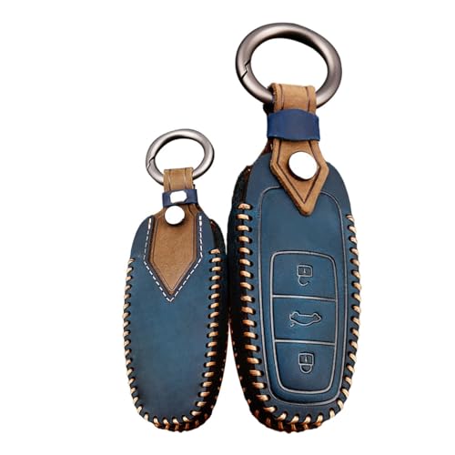 Accessoire clé Audi en cuir véritable pour trajets quotidiens