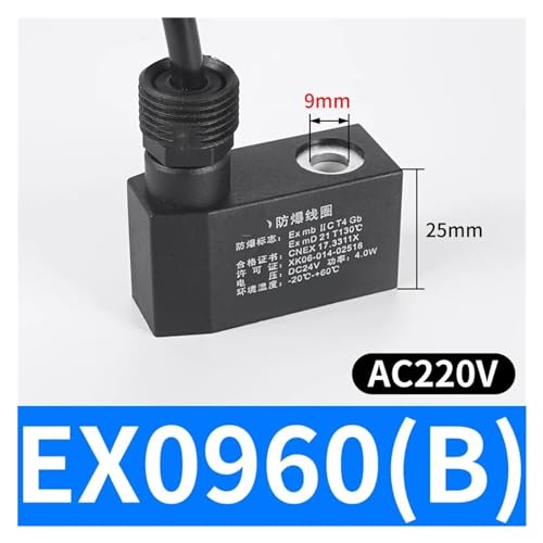 Bobine d'électrovanne antidéflagrante Ex0961B AC220V contre la surchauffe - 3