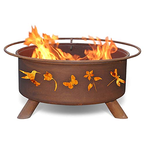 Patina Products F110, 30 Inch Flower & Garden Fire Pit