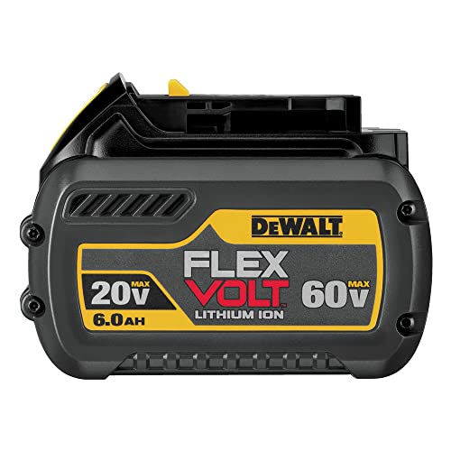 DEWALT FLEXVOLT 20V/60V MAX Lithium Ion Battery, 6.0-Ah (DCB606)