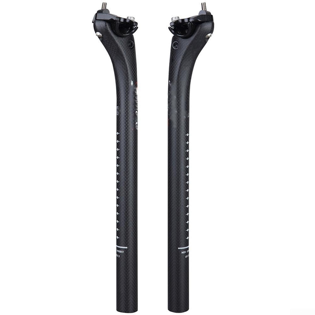 Integrierte Sattelstütze aus Carbonfaser und Aluminiumlegierung für 27,2-mm-Rahmen und Fahrräder mit 450 mm Auszugslänge