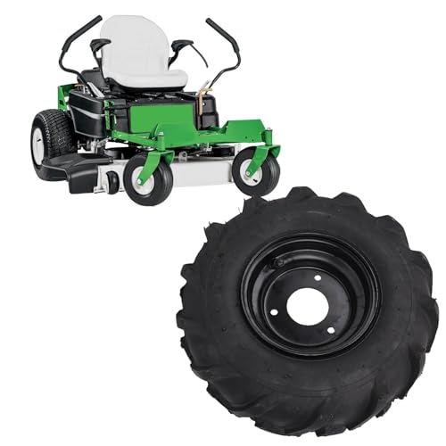 Kit di Pneumatici Go-Kart 13x5.00-6 pieni, per trattorini da Giardino con Cerchi da 6 Pollici, Adatti Anche per ATV, Go-Kart e Mini-Moto. Spediti sgonfi.