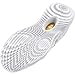 Under Armour Women's Flow Ace Low, (100) White/White/Metallic Gold, 12, US
