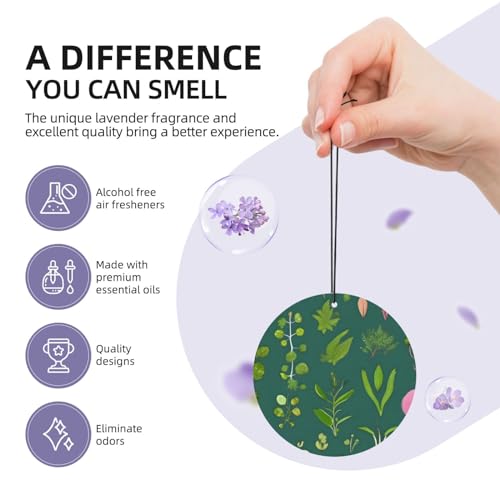 Hojas aromáticas para coche aroma lavanda miniatura 5