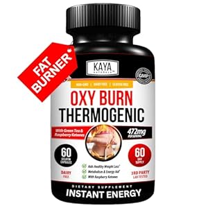 Kaya Naturals Supreme Fat Burner – Weight Loss Pills Women & Men – Appetite Suppressant Supplement – Powerful Thermogenic Diet Pills – Natural Energy Boost Oxy Burn 60 Count