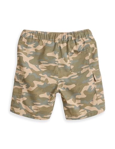 Image of Amazon Brand - Symbol Boy's Cotton Chino /Cargo Shorts | Elasticated Waistband | Age 6-14 Years