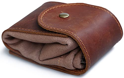 Jeereal Gewachste Segeltuch-Futtersuche-Tasche, zusammenklappbar Cover