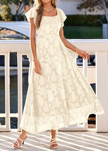 Image of KIRUNDO Bridesmaid Wedding Guest Formal Dresses for Women