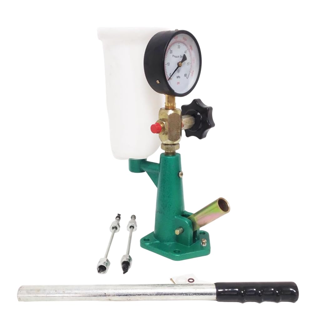 Comprobador de Inyectores S80H, Comprobador de Inyectores de Bomba de Aceite, Calibrador de Inyectores Common Rail, Manómetro de 0 A 60 MPA