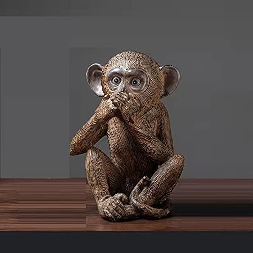 JUZZQ Room Decorations Monkeys Animal Industry No 1 Hom Sculptures For 