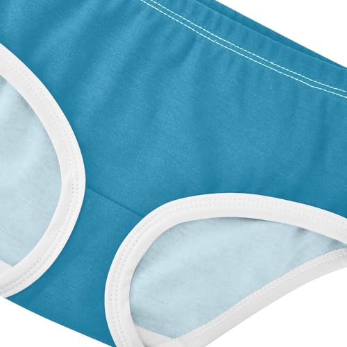 Joisal Cerulean Blue Cute Panties Girl Girls Underwear Toddlers Cotton Durable Kids Briefs Undies 2t4